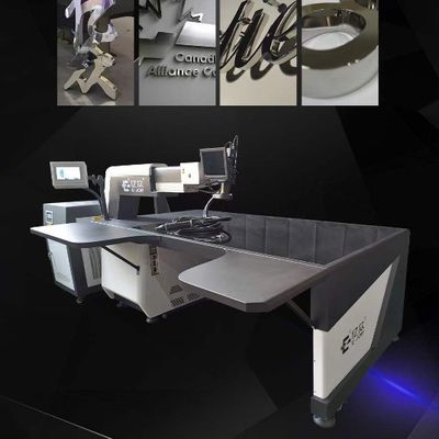 E500 Automatic Laser Welding Machine For Galvanized Plate Advertising Sign Making