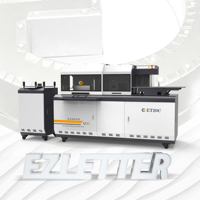 ET20C CNC Advertising Letter Bender With Double Blade Alternate Bending System