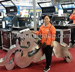 Acrylic Advertising Signs CNC Letter Slotting Machine With 200KG Weight