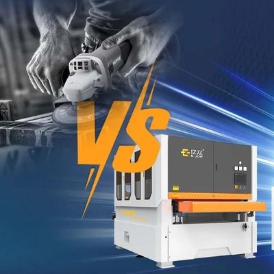 YZ1300SS Double Belt 6 Rollers Copper PLC Oxide Skin Flat Surface Polishing Machine