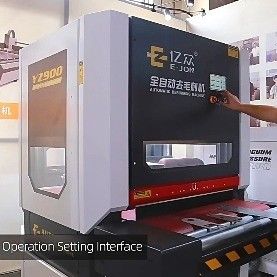YZ900 Automatic Broadband Sheet Metal Deburring Machine Custom