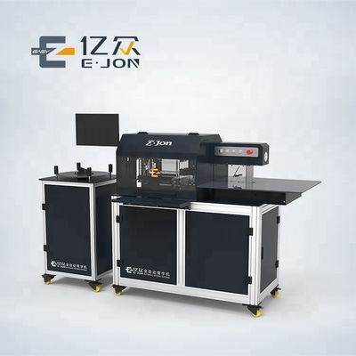 Bent 3D Aluminum Letters With Ejon S13 CNC Channel Letter Bending Machine