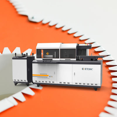 ET20C Double Blade System CNC Channel Letter Bender For Auto Feeding And Notching
