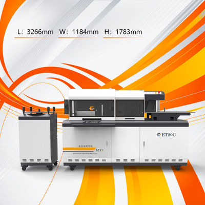 ET20C Double Blade System CNC Channel Letter Bender For Auto Feeding And Notching