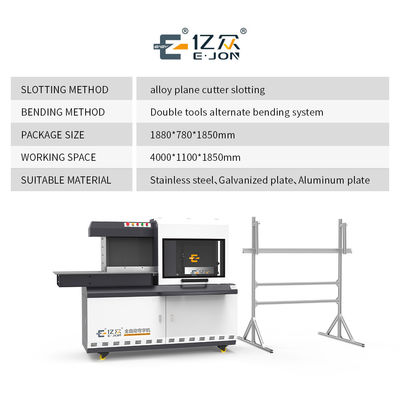 AC220V EJON W40 Plaza Garden Mall Metal Sign Logo CNC 3D Letter Making LED Letter Bender Channel Letter Bending Machine with CE