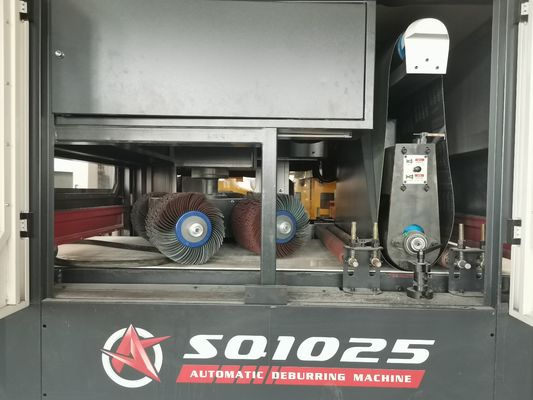 Alternating Speed 0-35r/min Automatic Sheet Metal Edge Deburring Rust Sanding Machine