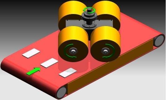 300mm Brush Roller Diameter YZ900 Automatic Deburring Machine Edge