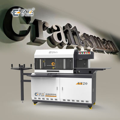 Automatic ET20 Aluminum Channel Letter Bender Machine for Front and Back Slotting Edges