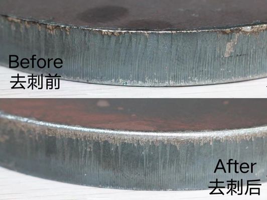 Alternating Speed 0-35r/Min Automatic Deburring Machine For Laser Cutting Parts