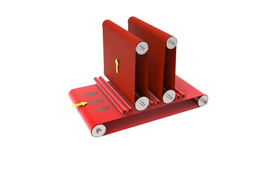 Automatic Correction Function Flat Metal Finishing Machine For Carbon Steel