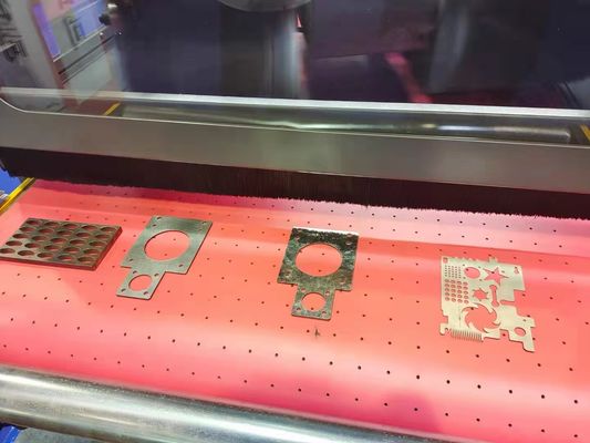 CNC Brush Deburring Edge Rounding Machine For Sheet Metal Parts Polishing