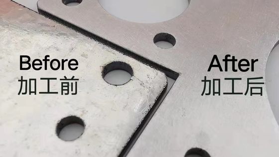 YZ900 Automatic Sheet Metal Polishing Deburring Machine For Laser Cutting Parts